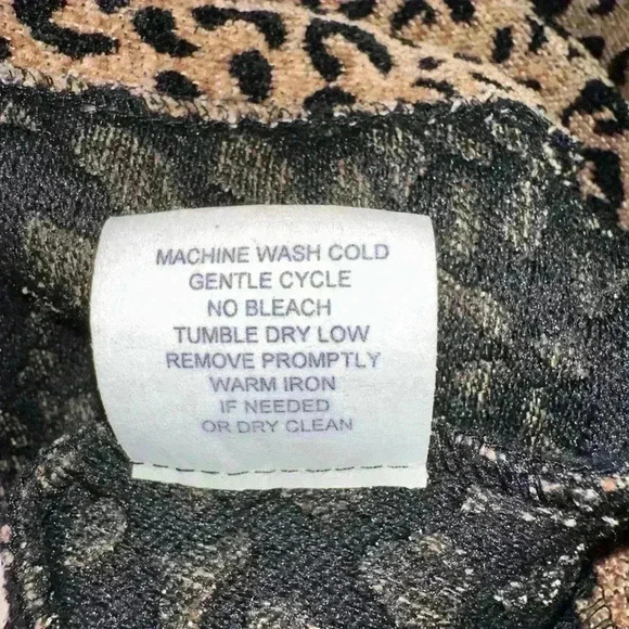 Women's Monterey Bay Leopard Print Jacket Blazer Suit Size 6 Brown VTG - Picture 9 of 15